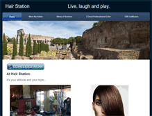 Tablet Screenshot of hairstationtigard.com